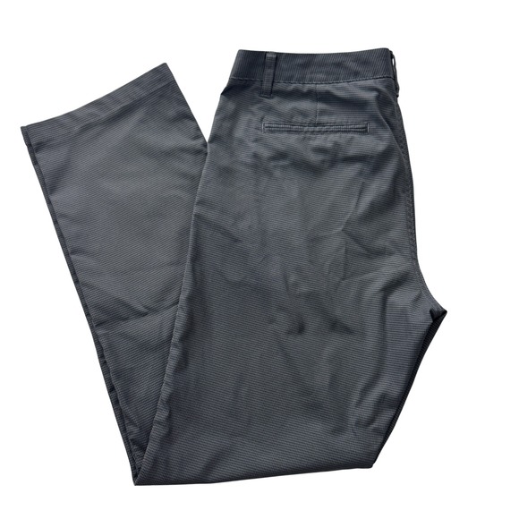 Maide Golf by Bonobos Other - Maide Golf Bonobos Mens Houndstooth Performance‎ Pants Grey Navy Blue Zipper Hem